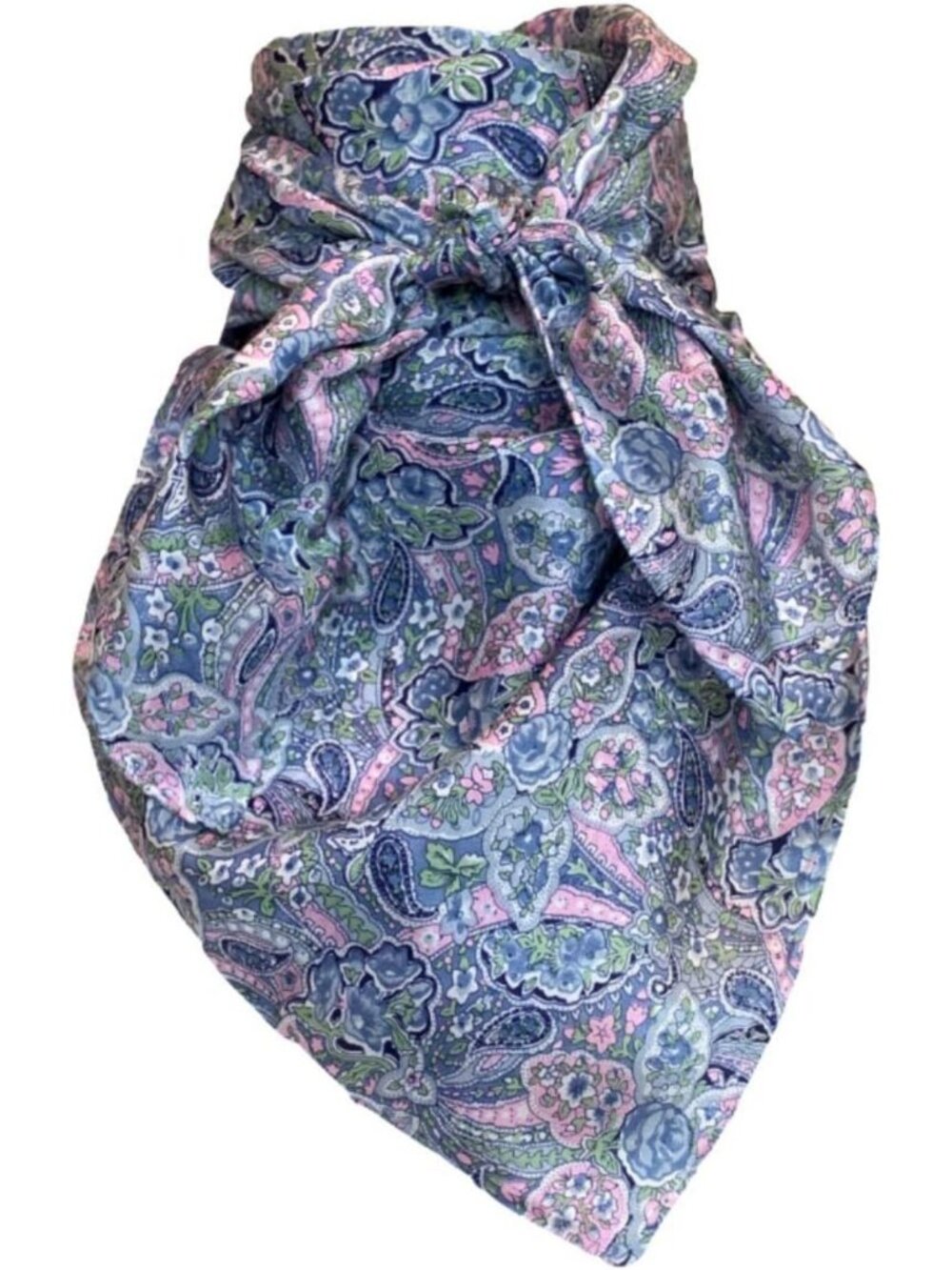 100% Silk Wild Rag Scarf Bandana for Cowgirls - Multiple Colors, 42” Stylish